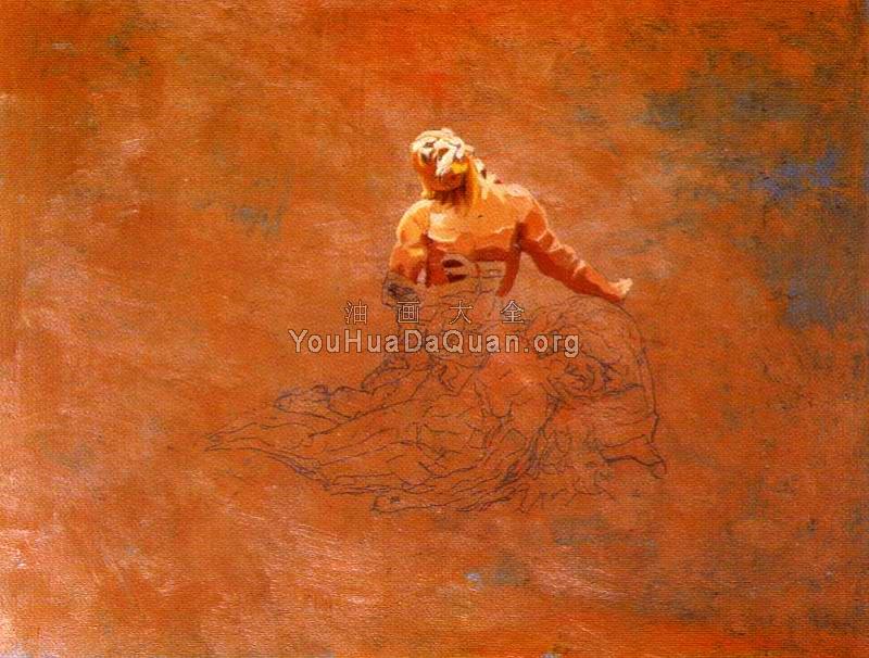 贡比阿都迪亚比里的习作(未完成) - 萨尔瓦多·达利